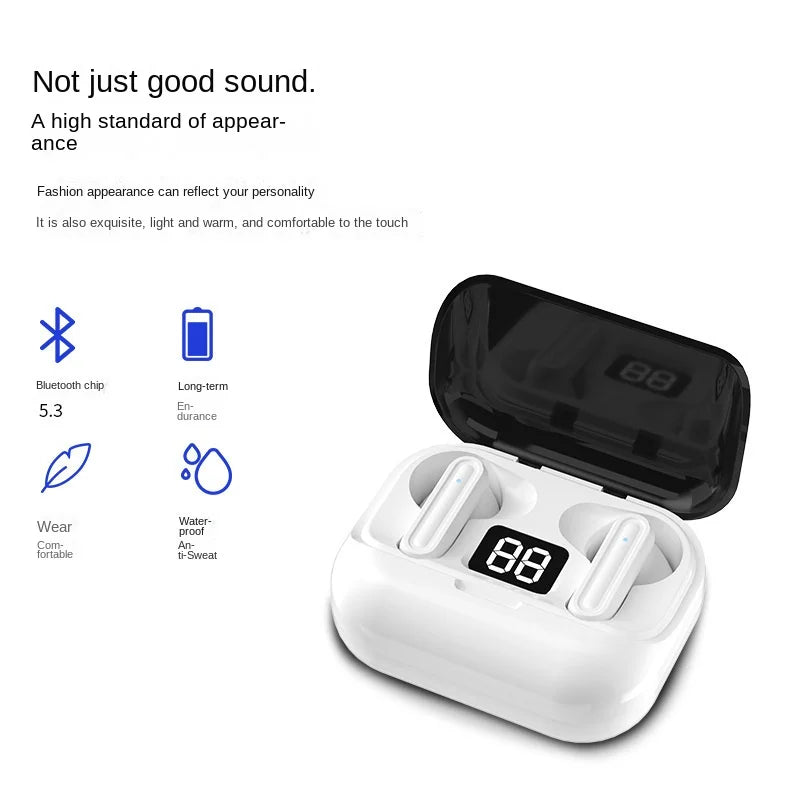 L88 Gaming Earbuds - Stereo Bluetooth 5.3 with Low Latency Mode & Sport Earhooks