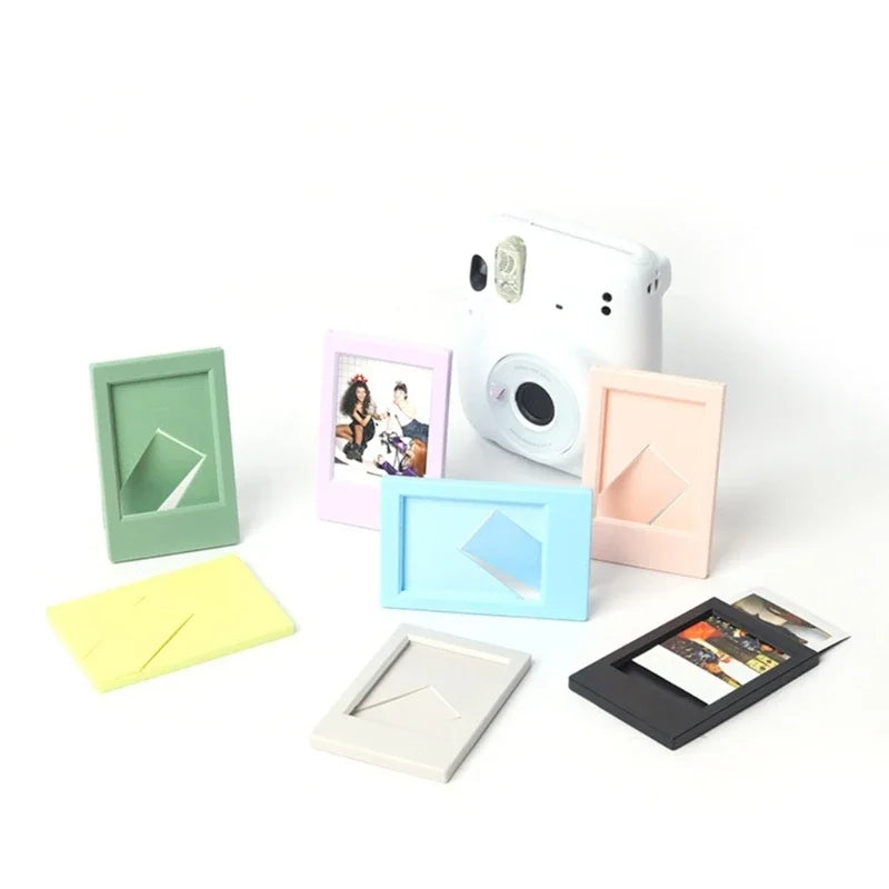 3 Inch Mini Photo Frame for Polaroid Picture Frame Tabletop Photocard Display Desktop Stand Home Office Decorations Gift