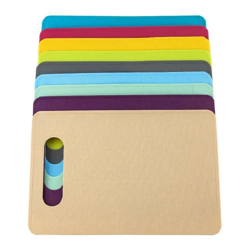 Creative PP Square Chopping Board, Non-Slip Vegetable & Fruit Cutting Board, Easy to Clean Kitchen Tool