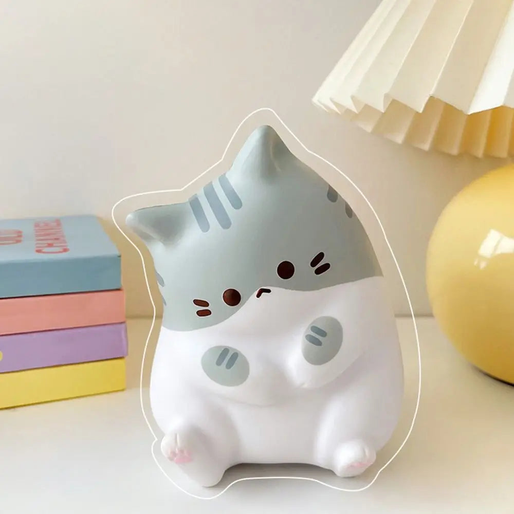 Fashion Cartoon Cat Squeeze Toys Plushie Stress Release Decompression Doll Slow Rebound Cute Release Anxiety Toy