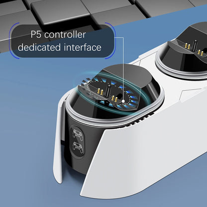 Charger for Sony PlayStation5 Wireless Controller Type-C USB Dual Fast Charging Cradle Dock Station for PS5 Joystick Gamepads