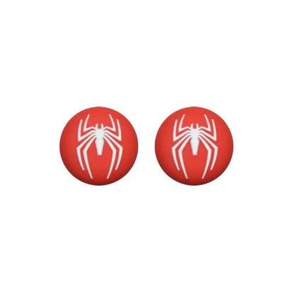 1pair Disney SpiderMan Deadpool Thumb Grip Cap Cover Playstation PS5 PS4 Xbox Series Cartoon Gameing Controller Accessories Gift