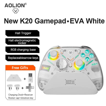 Aolion K10 For Switch 2 Gaming Controller With Charging Dock RGB Wireless Gamepad Hall Joystick Trigger For NS Switch/PC/Phone