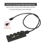 PWM Cooler Fan HUB Splitter Extension  RGB Fan Hub ARGB Cable Splitter Hub Adapter Computer Desktop Accessories 10-in-1