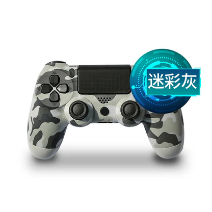 For PS4 Gamepad Dual Hall Joystick for PS4 BT Wireless RGB Glare Light Mobile Phone Computer PC Android Steam