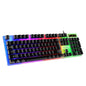 USB RGB Gaming Keyboard 104Keys Wired Keyboard Standard Keyboard Floating Button Backlight Keyboard for PC Computer Laptop