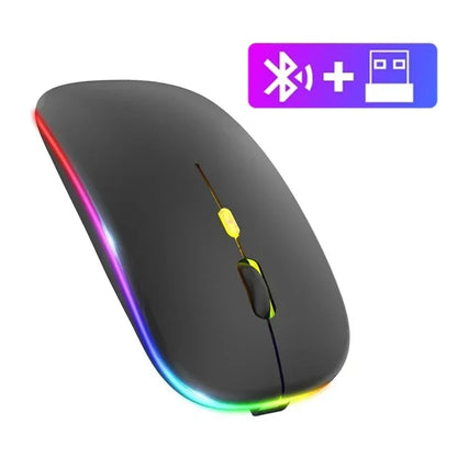Mini Bluetooth Keyboard Wireless gaming Mouse Keyboard Rainbow Backlit RGB Keyboard For iPad Phone Tablet Android iOS Windows