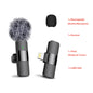 Wireless Lavalier Microphone for iPhone Recording Mic for Video Podcast Vlog YouTube Mini Microphone for iPhone 16/14/13/12/SE ﻿