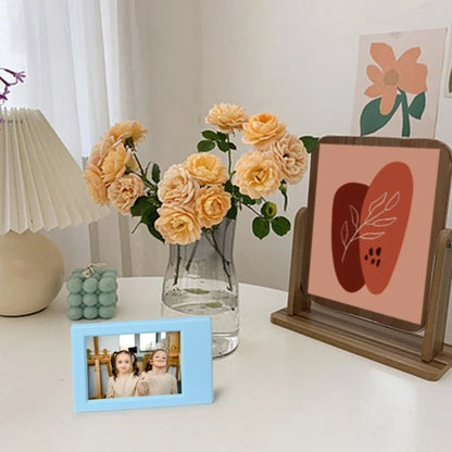 3 Inch Mini Photo Frame for Polaroid Picture Frame Tabletop Photocard Display Desktop Stand Home Office Decorations Gift
