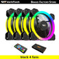 Darkflash DR11 Rgb Fan Ventoinha PC Controladora 120mm Computer Case Fan Kit 6pin Water Cooler CPU Cooling Fans Argb Ventilador