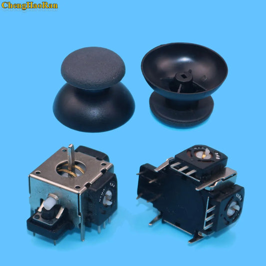 2Pcs 2sets For PS2 PS3 Xbox360 Controller 3D Rocker Joystick Axis Analog Sensor Repair Parts Accessories Gamepad Small Hole