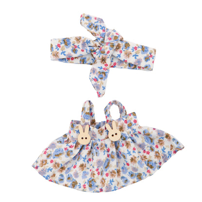 Plush Vinyl Face Labubu Doll Clothes Skirts Plush Bag Charm Little Clothes Hairband Girl Juguates&Doll Accessories Fashion Toys