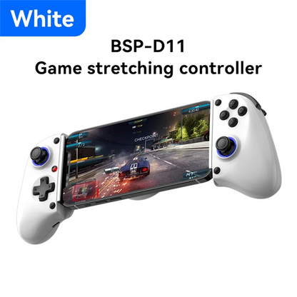 X12A-D11 Telescopic Game Controller RGB Phone Gamepad With Turbo/6-Axis Gyro/Vibration For Android IOS PS3 PS4 Switch