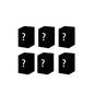 New Labubu Blind Box Flocking Hand-Made Blind Box Cute trendy clothing round eyed rabbit creativity Desktop Ornaments Model Toys