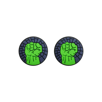 1pair Disney SpiderMan Deadpool Thumb Grip Cap Cover Playstation PS5 PS4 Xbox Series Cartoon Gameing Controller Accessories Gift