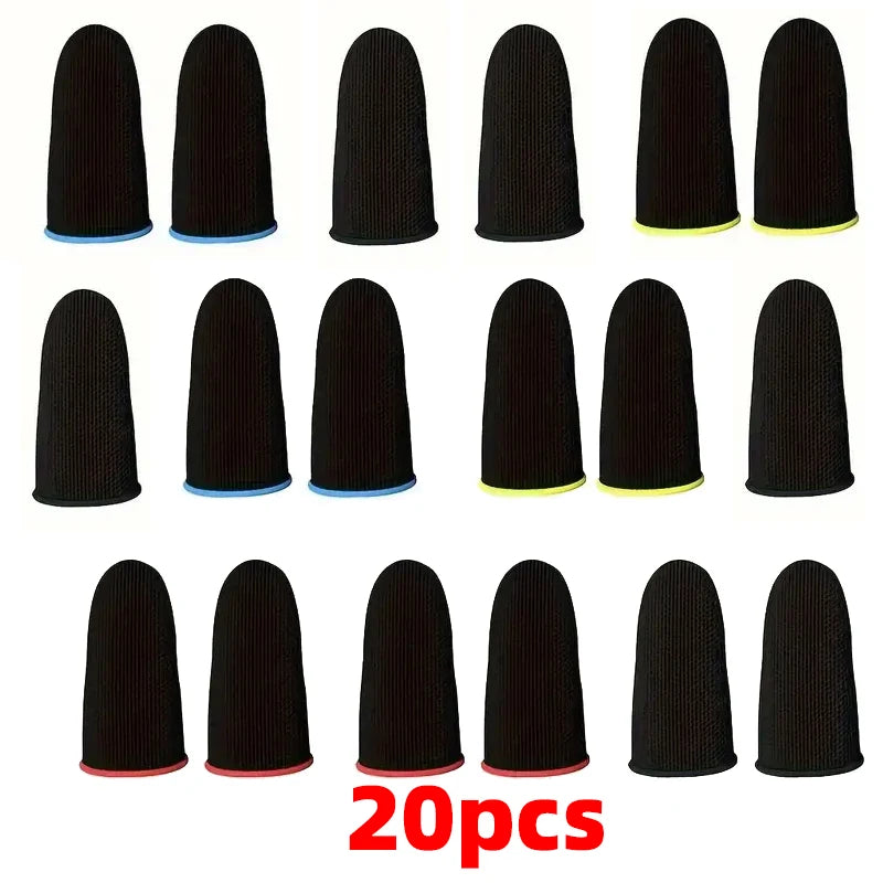 Mobile Game Fingertip Gloves For PUBG Gamer Sweatproof Anti-slip Touch Screen Finger Sleeve Breathable Gaming Finger Cover
