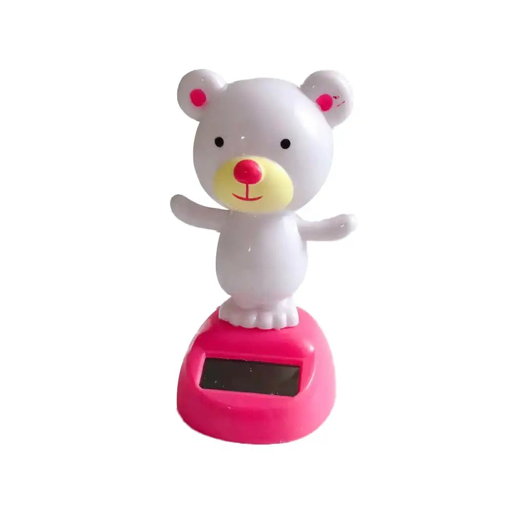 Car Interior Solar Dancing Toy Cute Swinging Animals Dashboard Ornament Auto Home Decoration Solar Powered for Baby Child Gifts