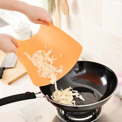 Household Kitchen Tool Random Color Cooking Solid Color Flexible Plastic Cutting Board Food Slice Cut Chopping Block Accessories