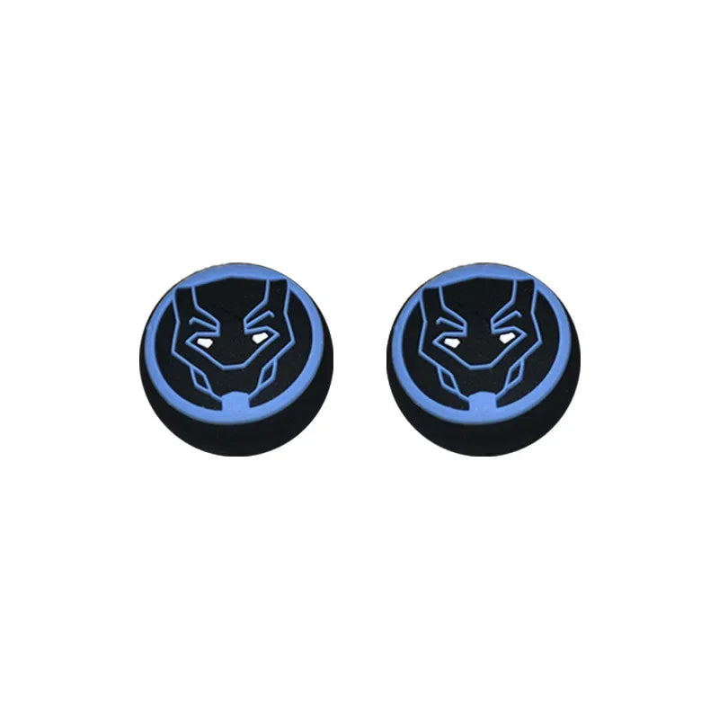 1pair Disney SpiderMan Deadpool Thumb Grip Cap Cover Playstation PS5 PS4 Xbox Series Cartoon Gameing Controller Accessories Gift