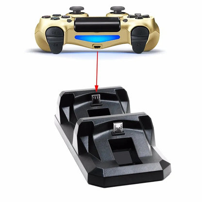 For PS4 Controller USB Dual Charger Dock Gaming Charging Stand Holder For Sony PlayStation 4 Wireless Gamepad Controle Charger