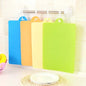 Household Kitchen Tool Random Color Cooking Solid Color Flexible Plastic Cutting Board Food Slice Cut Chopping Block Accessories