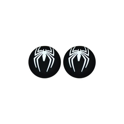 1pair Disney SpiderMan Deadpool Thumb Grip Cap Cover Playstation PS5 PS4 Xbox Series Cartoon Gameing Controller Accessories Gift