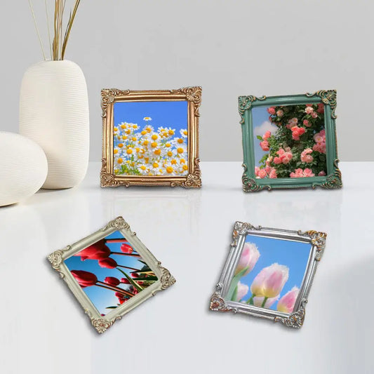 Photo Frame Nordic Style Golden Embossment Pictures Display Frame Wedding Party Picture Frame Jewelry Display Photography Prop