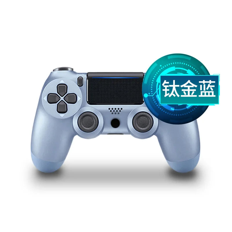 For PS4 Gamepad Dual Hall Joystick for PS4 BT Wireless RGB Glare Light Mobile Phone Computer PC Android Steam