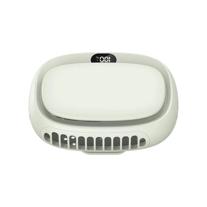 2024 New 1800mAh Handheld Mini Fan Multifunction Neck Hanging Fans 5 Speed USB Rechargeable Fan with Display Screen