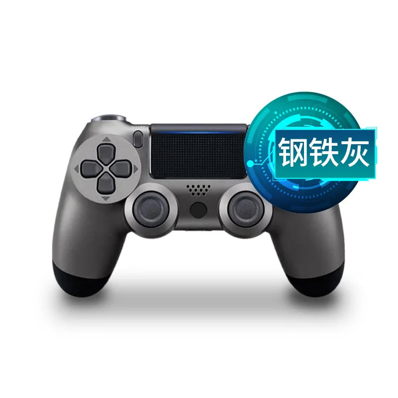 For PS4 Gamepad Dual Hall Joystick for PS4 BT Wireless RGB Glare Light Mobile Phone Computer PC Android Steam