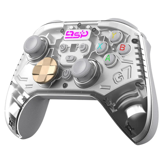 G7 Gaming Controller Gamepad Wired/2.4G Wireless 1000Hz Hall Effect Buttons Asymmetric Vibration Multi-Platform Support