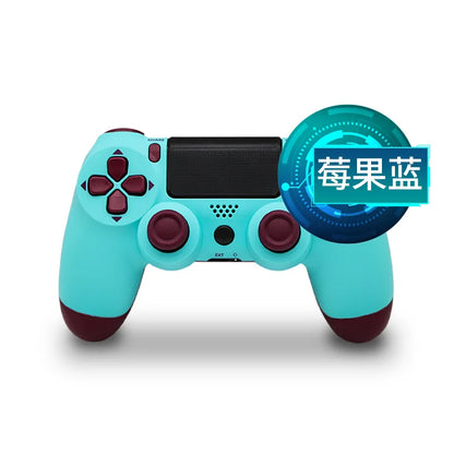 For PS4 Gamepad Dual Hall Joystick for PS4 BT Wireless RGB Glare Light Mobile Phone Computer PC Android Steam