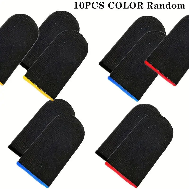 Mobile Game Fingertip Gloves For PUBG Gamer Sweatproof Anti-slip Touch Screen Finger Sleeve Breathable Gaming Finger Cover