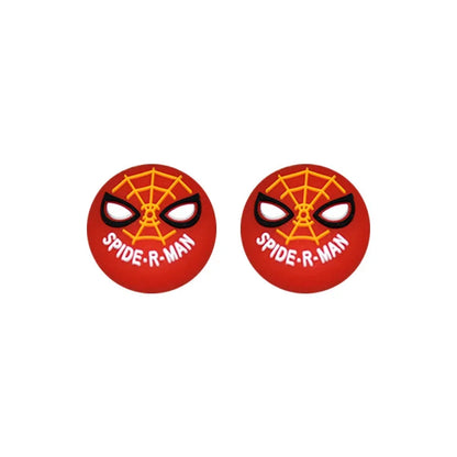 1pair Disney SpiderMan Deadpool Thumb Grip Cap Cover Playstation PS5 PS4 Xbox Series Cartoon Gameing Controller Accessories Gift
