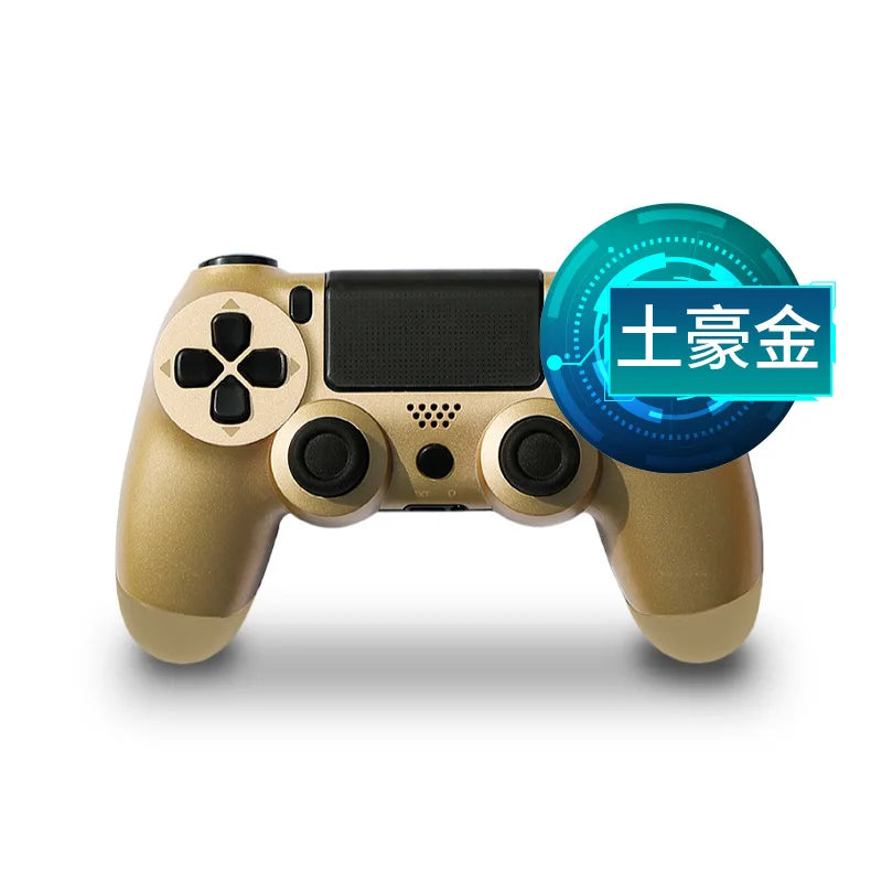 For PS4 Gamepad Dual Hall Joystick for PS4 BT Wireless RGB Glare Light Mobile Phone Computer PC Android Steam