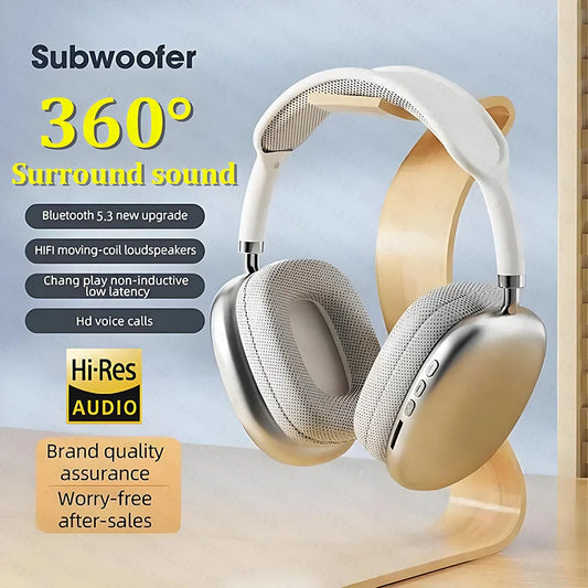 P9 Headset Wireless Bluetooth 5.3 Outdoor Headphone Mic Noise Cancelling Hifi Stereo Sound Earphone For Sports Gaming Headphones