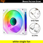 aigo Air12s PC Case Fan 12cm 4Pin 5V 3Pin ARGB Cyclic Mirror Light Effect PWM CPU 120mm Cooling Fan infinite space ventilador