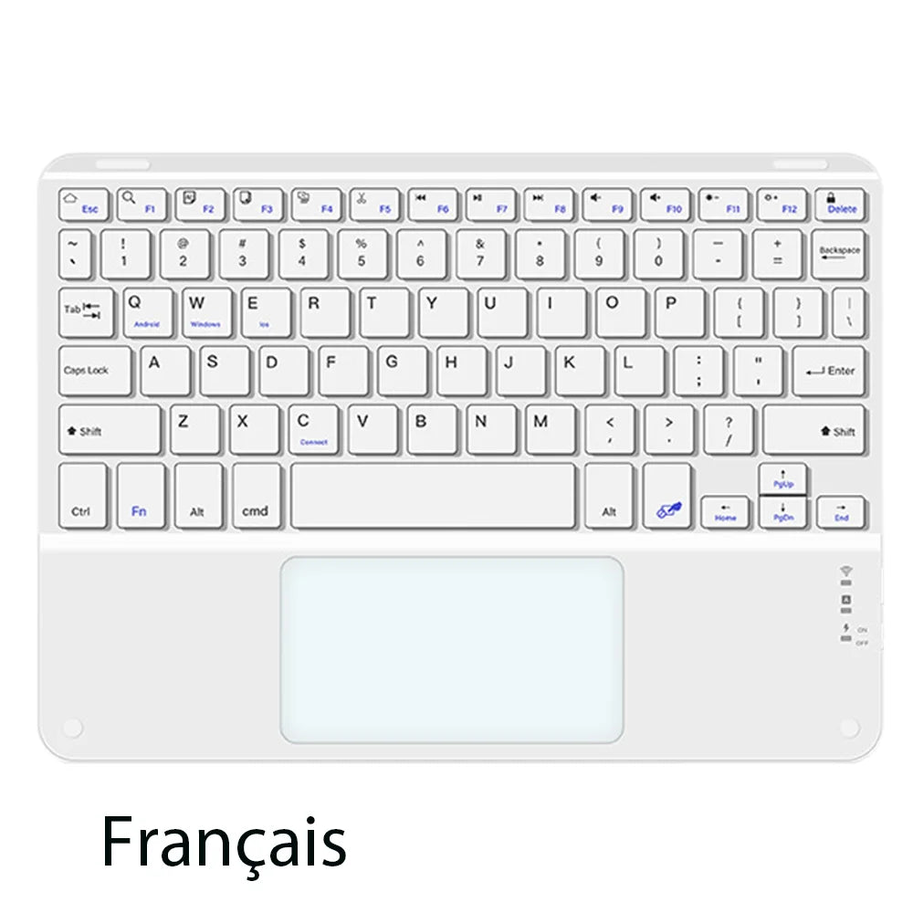 Touchpad Wireless Keyboard and Mouse Bluetooth Keyboard For iOS Android Windows Ultra Thin Protable Mini Tablet For Ipad Phone