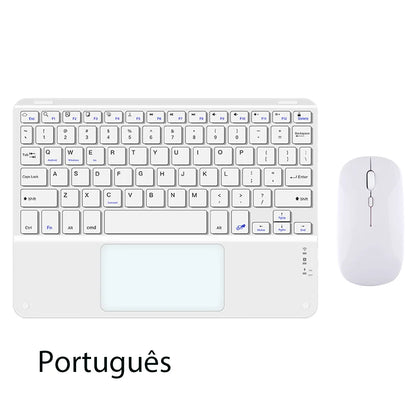 Touchpad Wireless Keyboard and Mouse Bluetooth Keyboard For iOS Android Windows Ultra Thin Protable Mini Tablet For Ipad Phone