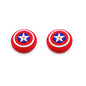 2pcs/set Marvel Games Console Thumb Grip Cap Cover Kawaii Spiderman Playstation PS5 PS4 Xbox Series Joystick Protective Cap
