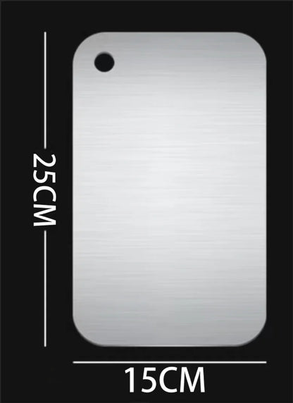 316 Stainless Steel Panel and Chopping Board Kitchen Household Thickened Double Sided Cutting Board Block Kneading Dough Board