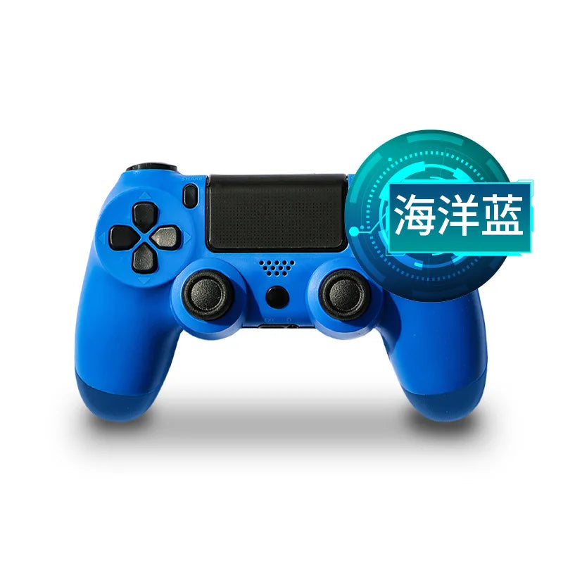 For PS4 Gamepad Dual Hall Joystick for PS4 BT Wireless RGB Glare Light Mobile Phone Computer PC Android Steam