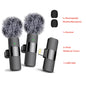 Wireless Lavalier Microphone for iPhone Recording Mic for Video Podcast Vlog YouTube Mini Microphone for iPhone 16/14/13/12/SE ﻿