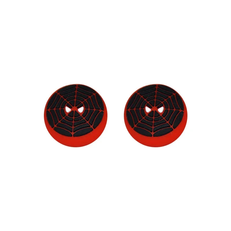 1pair Disney SpiderMan Deadpool Thumb Grip Cap Cover Playstation PS5 PS4 Xbox Series Cartoon Gameing Controller Accessories Gift