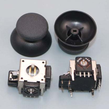 2Pcs 2sets For PS2 PS3 Xbox360 Controller 3D Rocker Joystick Axis Analog Sensor Repair Parts Accessories Gamepad Small Hole