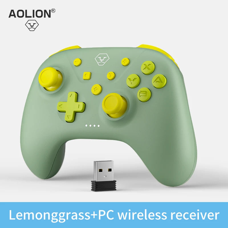 AOLION Bluetooth controller For Switch 2/1/PC/iOS/Android game pro Gamepad support Tubro Function