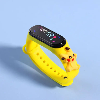 Disney Mickey Children Watches For Girls Electronic Bracelet Sports Touch LED Spiderman Doll Kids Watch Women Waterproof Clock