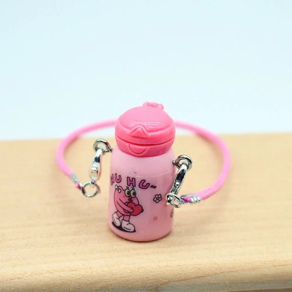 Fashion Sweater Outfit Accessories Sitting Party Pink White Striped Sweater Cup Clothing For Labubu V1 V2 Idol Cute Doll Clothes