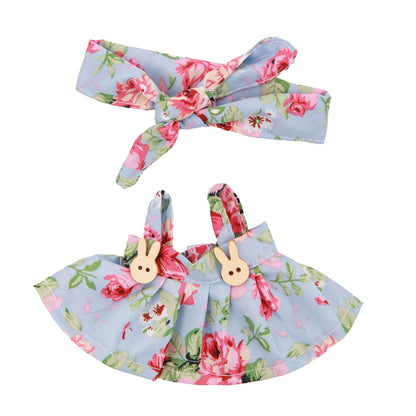 Plush Vinyl Face Labubu Doll Clothes Skirts Plush Bag Charm Little Clothes Hairband Girl Juguates&Doll Accessories Fashion Toys