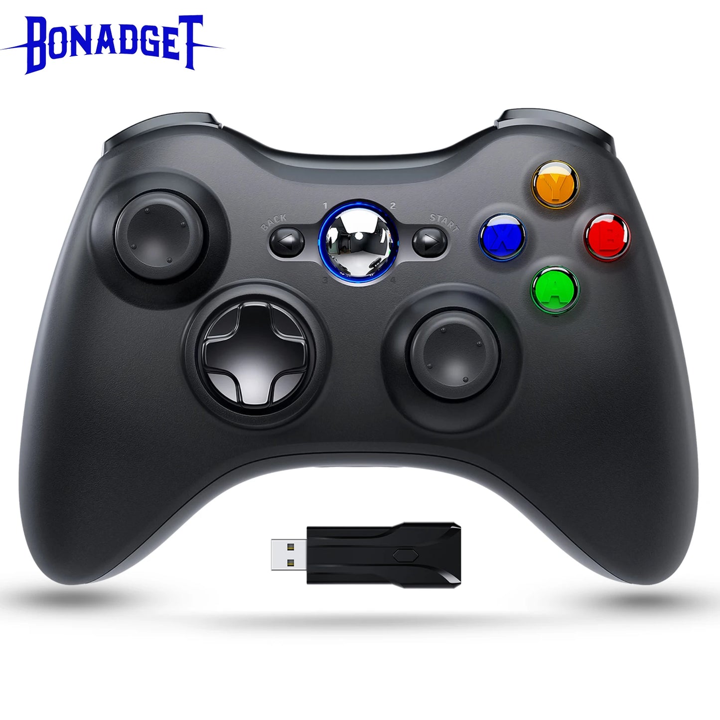 2.4G Wireless Gamepad Gaming Controller For Xbox 360/ 360 Slim/PC Video Game Consoles 3D Rocker Joystick Game Handle accessories